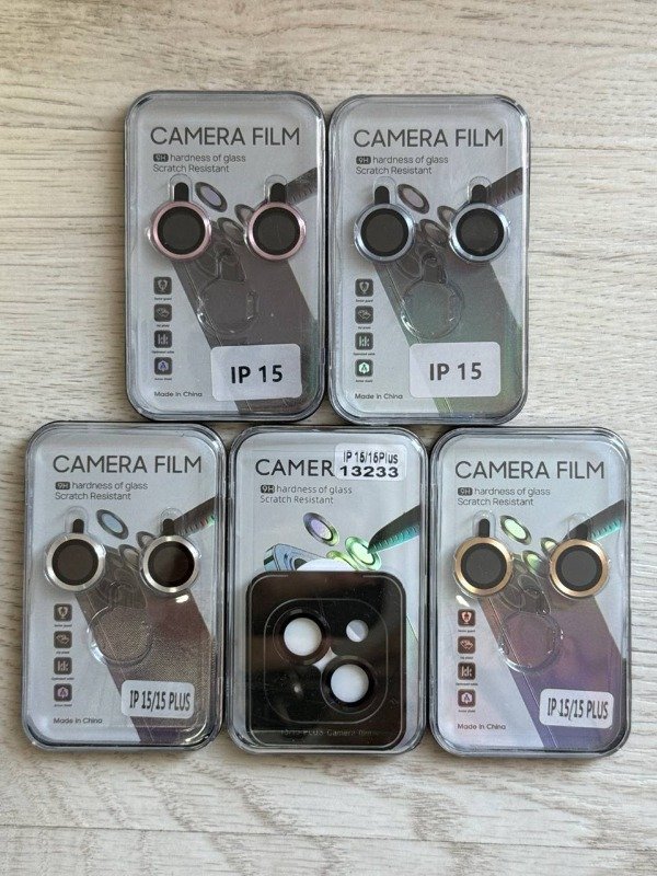 Producto - VIDRIO DE CÁMARA METALIZADO PARA IPHONE 15 / 15 PLUS