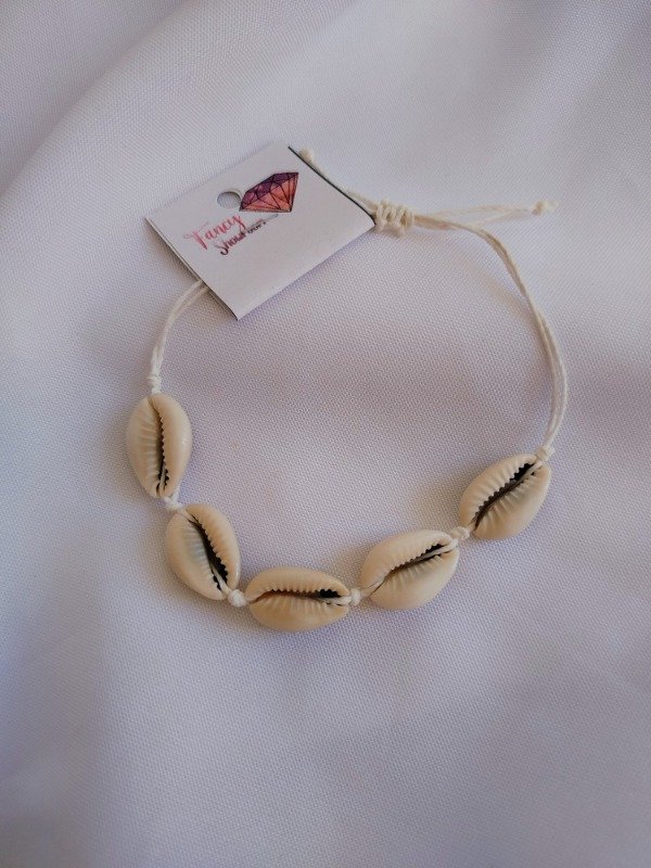 Producto - Tobillera caracoles naturales