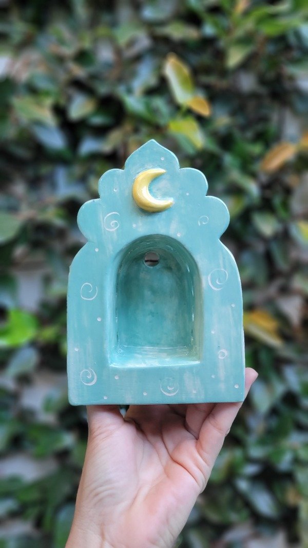 Producto - Luminaria linea Sitara. MARRUECOS turqueza