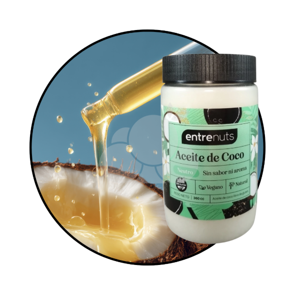 Producto - Aceite de Coco Neutro "Entrenuts" (x 360cc.)