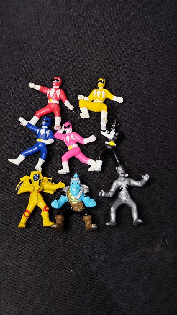 Producto - Mini Figuras x8 - Tombola 4 cm España 1995 - Lote N5 - 0