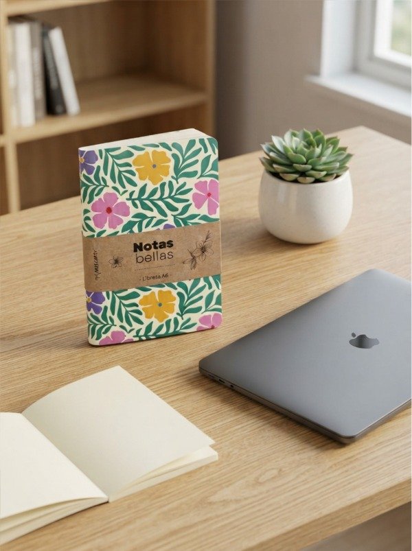 Producto - Libretita A6 / Floral / Multicolor - 0