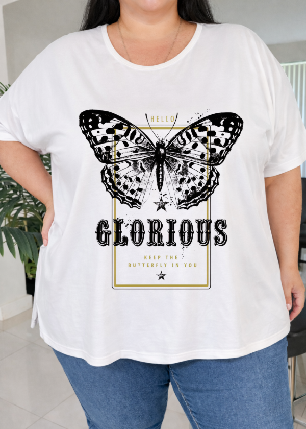 Producto - Remeron Oversize Tajo Blanco (Glorious)