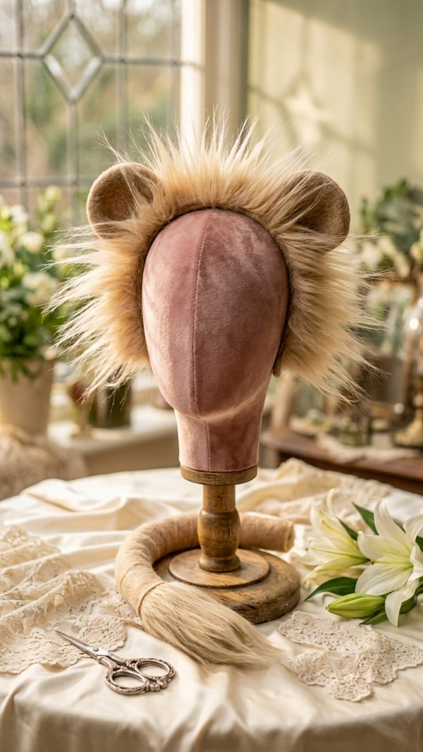 Producto - Disfraz de león con melena de pelo largo - 3