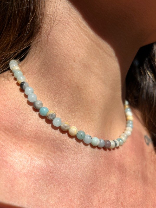 Producto - Choker Aquamarina