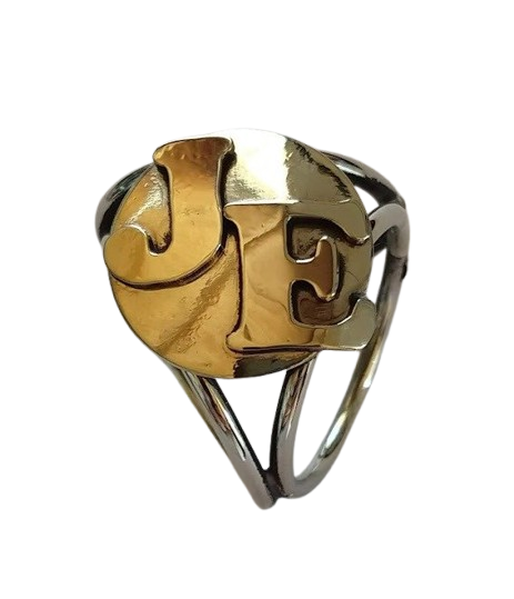 Producto - Pasapañuelo dos letras imprenta.