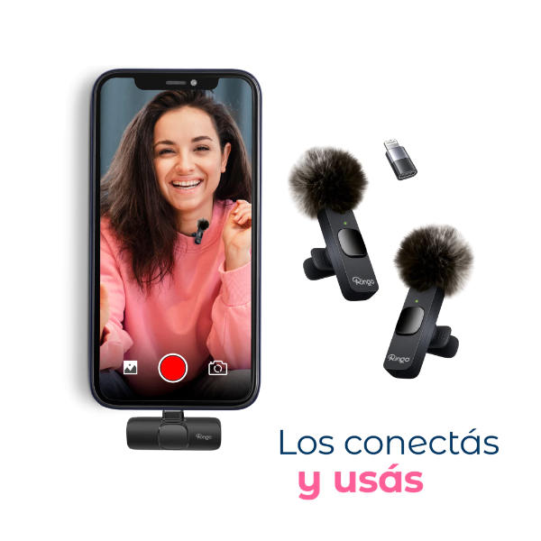 Producto - MICRÓFONO CORBATERO DUAL ANTI VIENTO