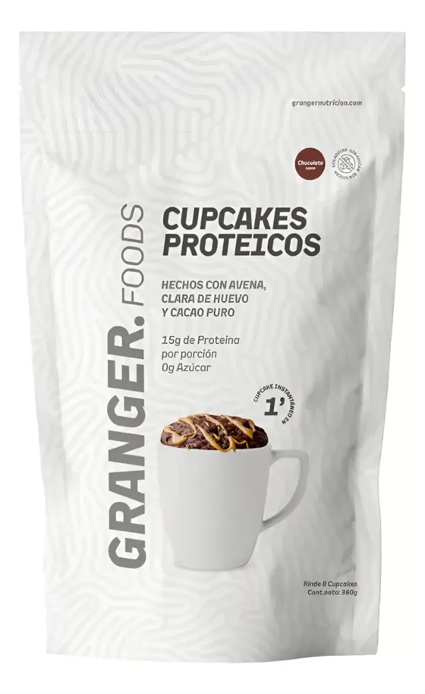 Producto - CUPCAKES  Proteicos - 360gr GRANGER foods - 0