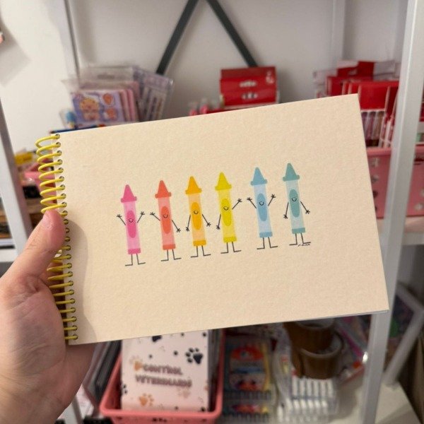 Producto - Cuaderno de ilustraciones niños en stock