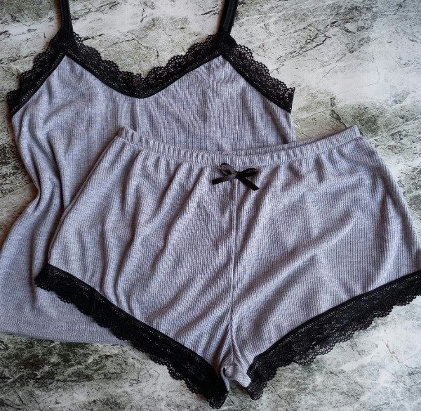 Producto - DOS PIEZAS MORLEY GRIS MELANGE