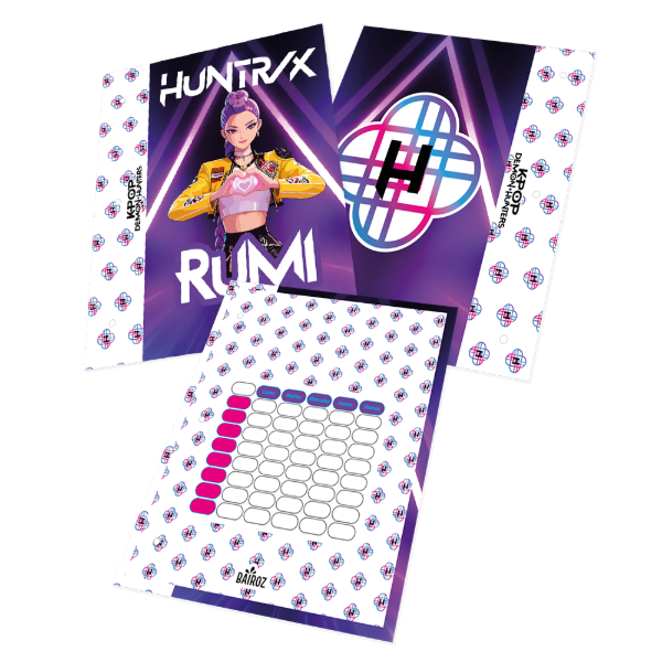 Producto - Carpeta Escolar N3 2 Tapas Con Organizador De Demon Hunter Huntrix Rumi jgo 1