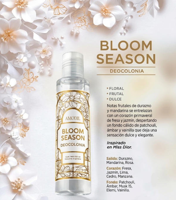 Producto - Deocolonia "Bloom Season" Amodil de 150 ml