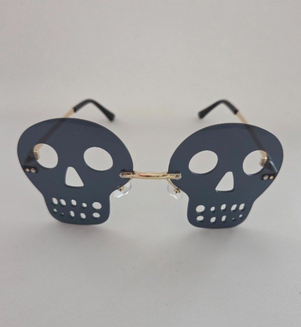 Producto - Anteojos calavera Halloween negro