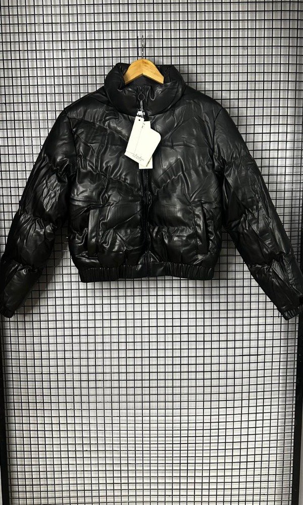 Producto - Campera Puffer Eco Cuero Urban Black
