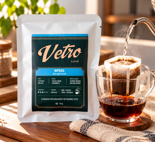 Producto - Drip Coffe Riposo Descafeinado 5 unidades