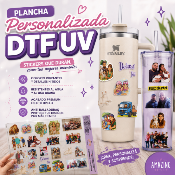Producto - Plancha DTF UV A4 Personalizada - 0