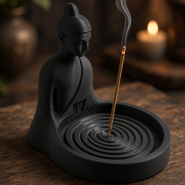 Producto - Porta Sahumerio Buda Impreso En 3d - 1