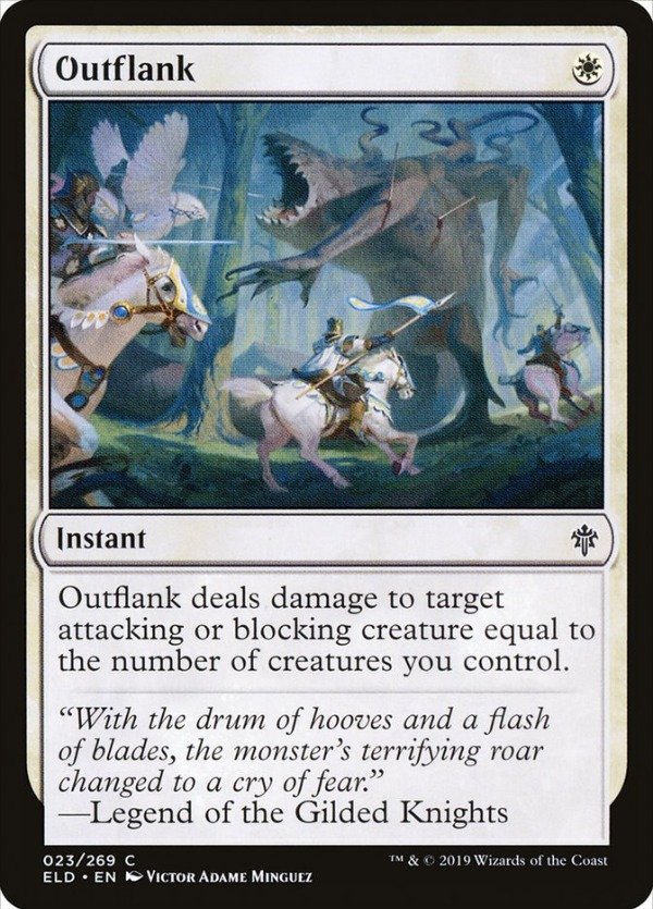 Producto - Outflank  Throne of Eldraine