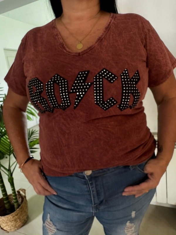 Producto - Remera Batik Roja (ROCK)