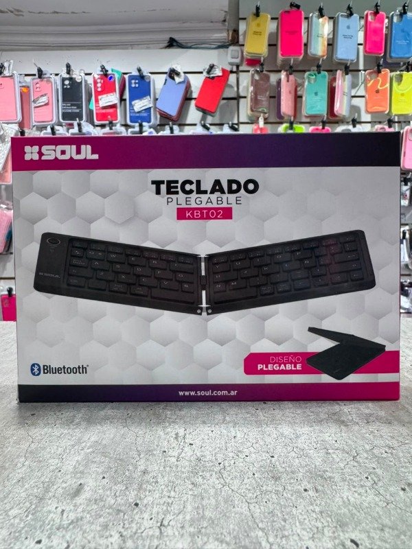 Producto - TECLADO PLEGABLE KBT02 NEGRO SOUL - 1