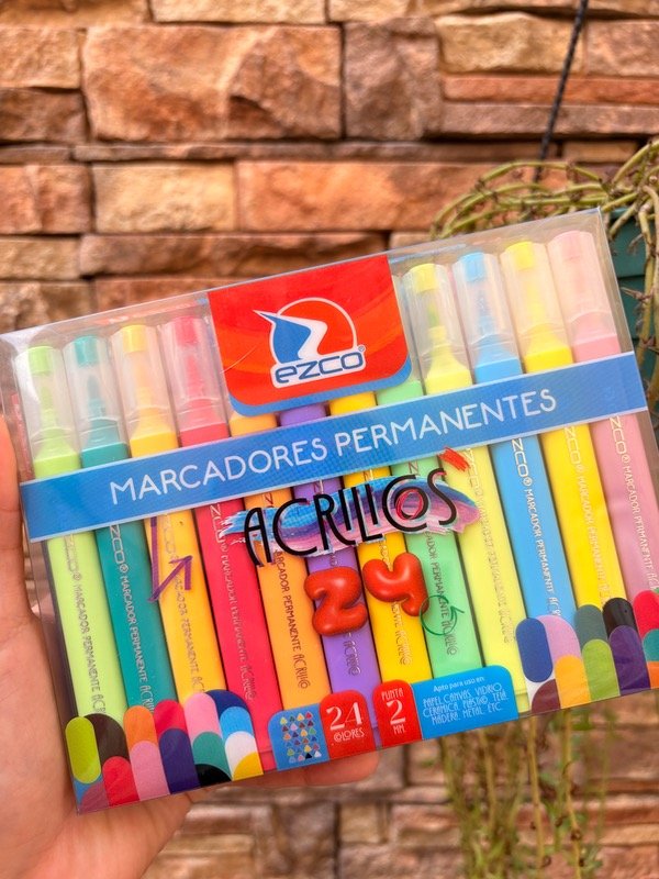 Producto - Marcadores acrílicos EZCO X 24