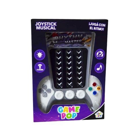 Producto - JUEGO DE RITMO GAME POP CON LUZ Y SONIDO A PILA EN CAJA 12.5X17.5X4.5CM