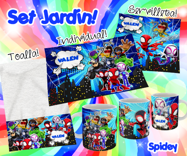 Producto - SETS DE JARDÍN - SPIDEY 7