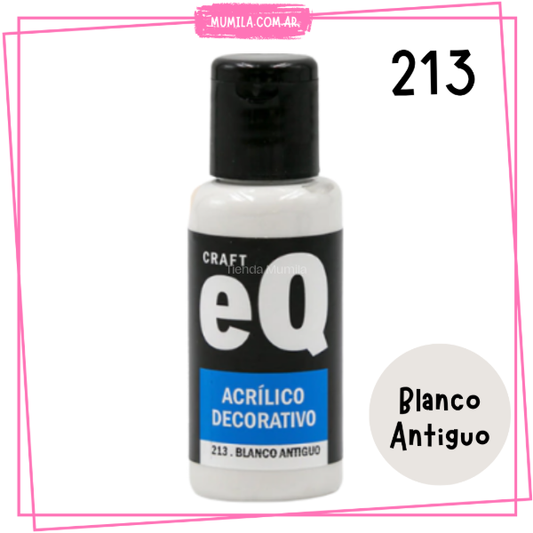 Producto - Acrílico EQ Blanco Antiguo 213