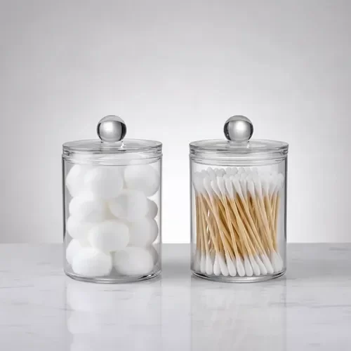Producto - Organizador De Acrílico Multiuso Porta Hisopos Algodón