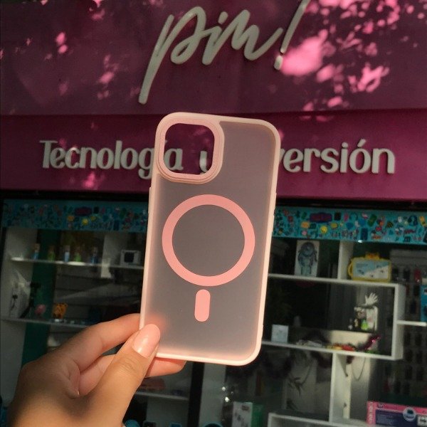 Producto - iPhone 15 Funda MagSafe Esmerilada Rosa