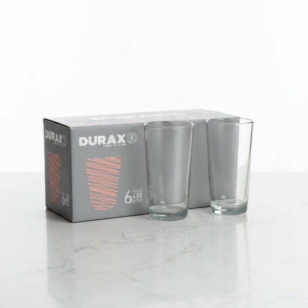 Producto - SET X 6 VASOS DURAX LONG DRINK EN CAJA 420CC - 1