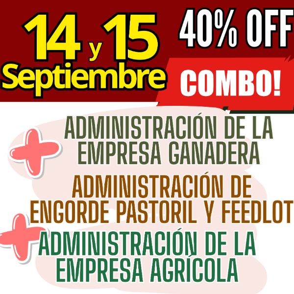 Producto - COMBO 3 CURSOS: Admin Ganadera + Engorde Pastoril y Feedlot + Admin Agrícola - 0