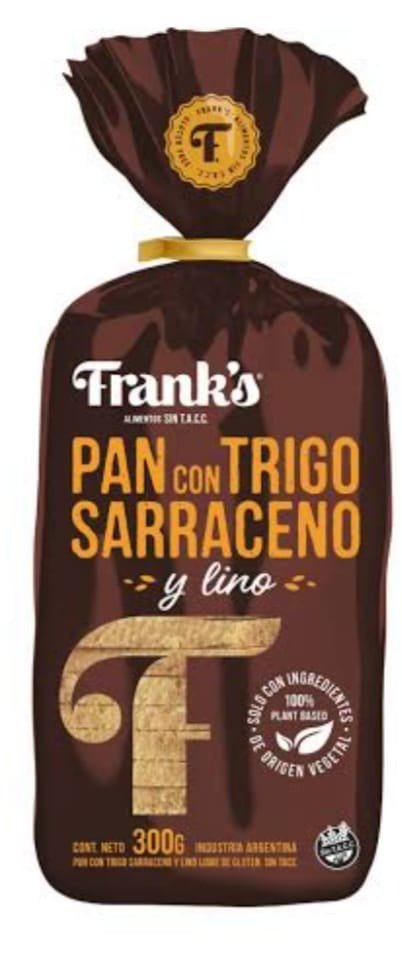 Producto - PAN DE TRIGO SARRACENO FRANKS