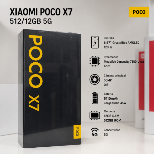 Producto - XIAOMI POCO X7 512/12GB 5G