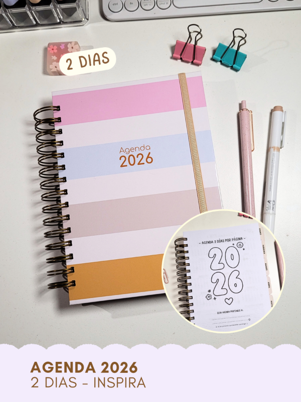 Producto - Agenda 2026 - 2 dias por pagina - Inspira