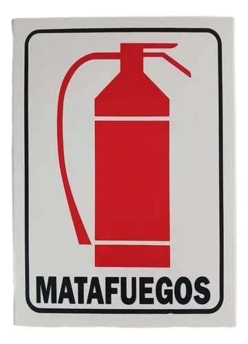 Producto - CARTEL SEÑAL.MATAFUEGOS 25X35