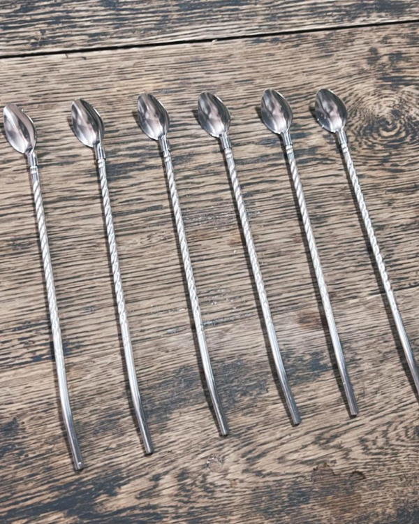 Producto - Cuchara sorbete plateada