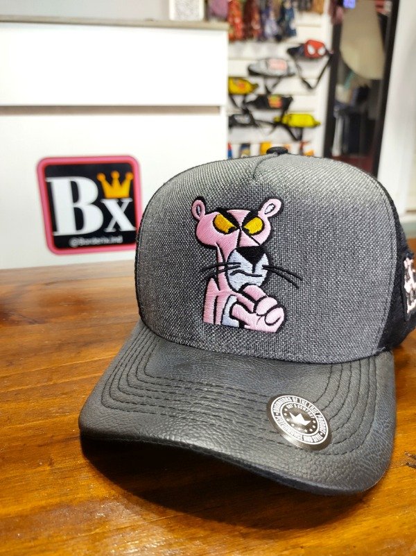 Producto - Gorra Pantera Rosa Gris