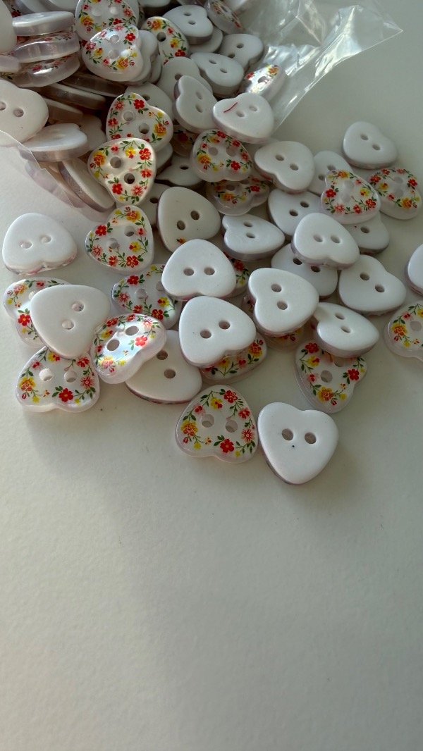 Producto - Botón corazón romántico - 1