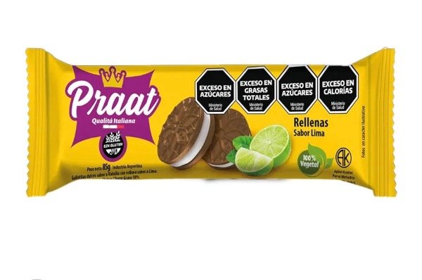 Producto - GALLETITAS PRAAT RELLENAS SABOR LIMA