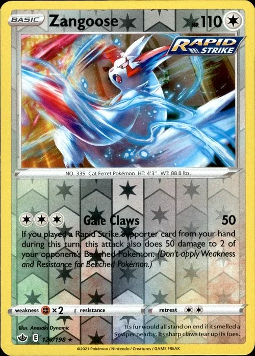 Producto - Zangoose - 120/198 - Chilling Reign - Reverse Holo