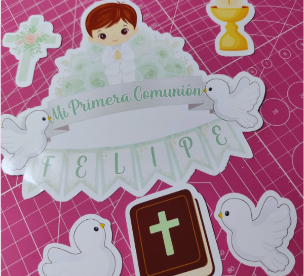Producto - Toppers Personalizados (Plancha A4) - 19