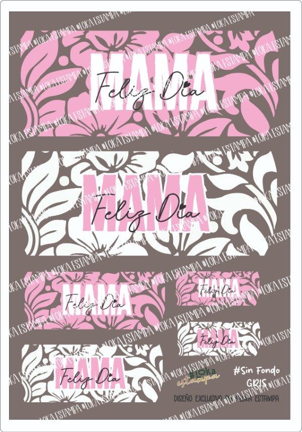 Producto - Termotransferible 20x29cm Dia de la Madre #7