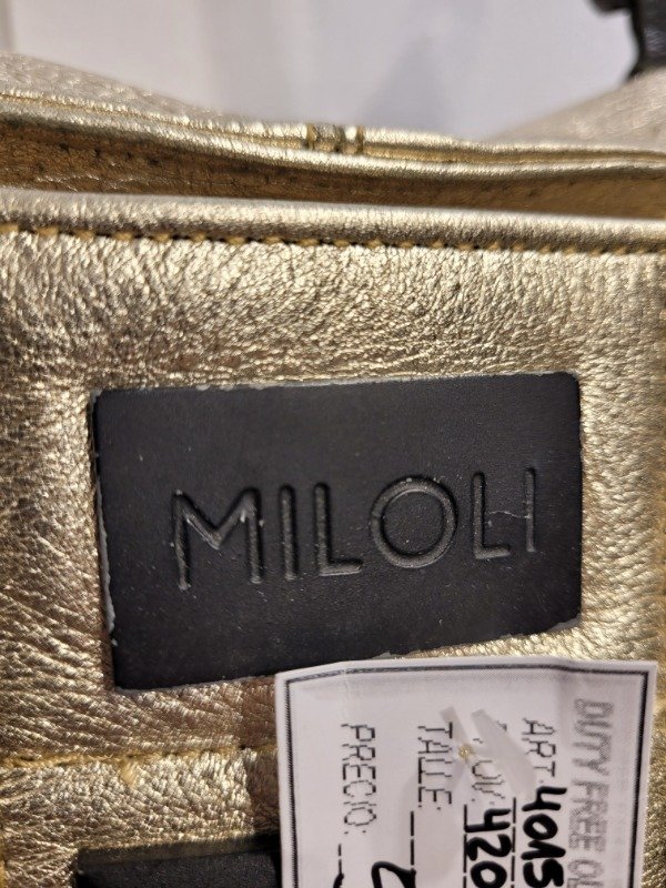 Producto - Cartera MILOLI dorado y negro - PRECIO: 40X - 3