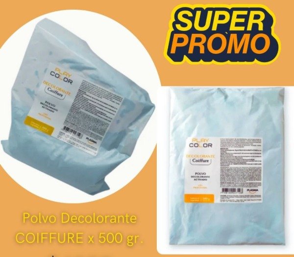 Producto - 5 bolsas de decolorante coiffure play color x 500 GRS