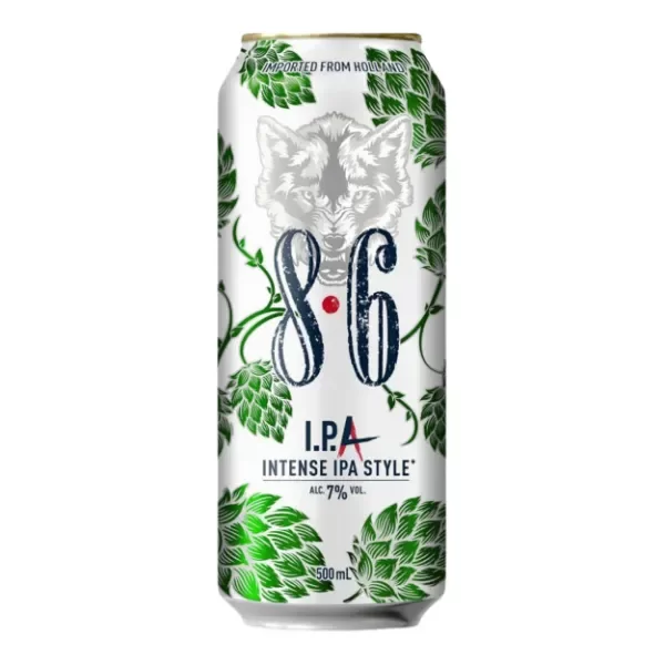 Producto - Cerveza 8.6 Intense IPA Style Holandesa Importada Lata 500 ml