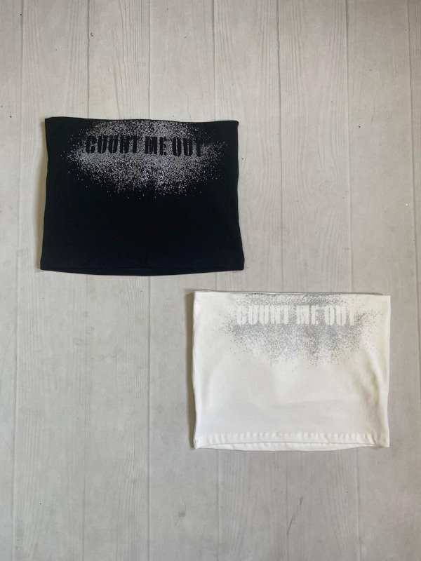 Producto - [5678] Musculosa ''Unblock me'' brillo algodon