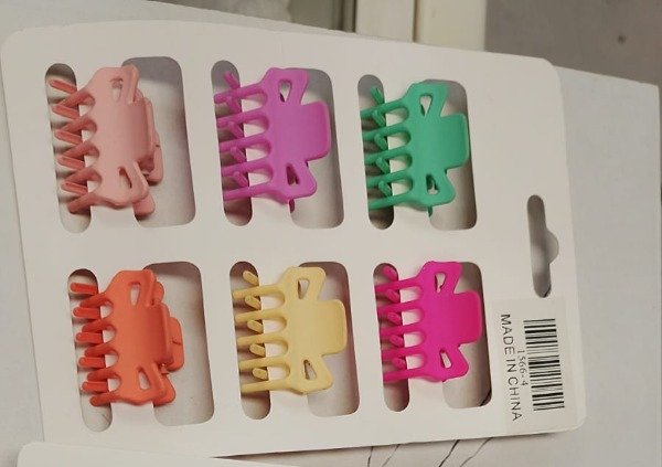 Producto - Broche x 6 pastel
