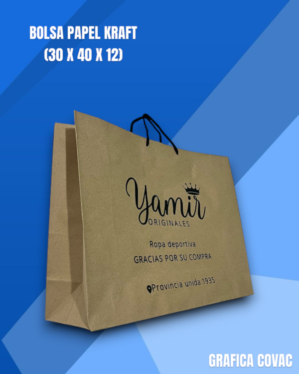 Producto - BOLSAS PAPEL KRAFT 30 X 40 X 12