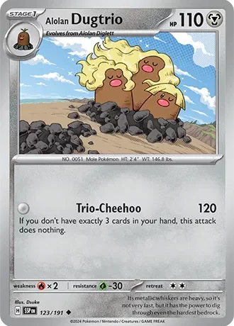 Producto - Alolan Dugtrio - 123/191 - Surging Sparks